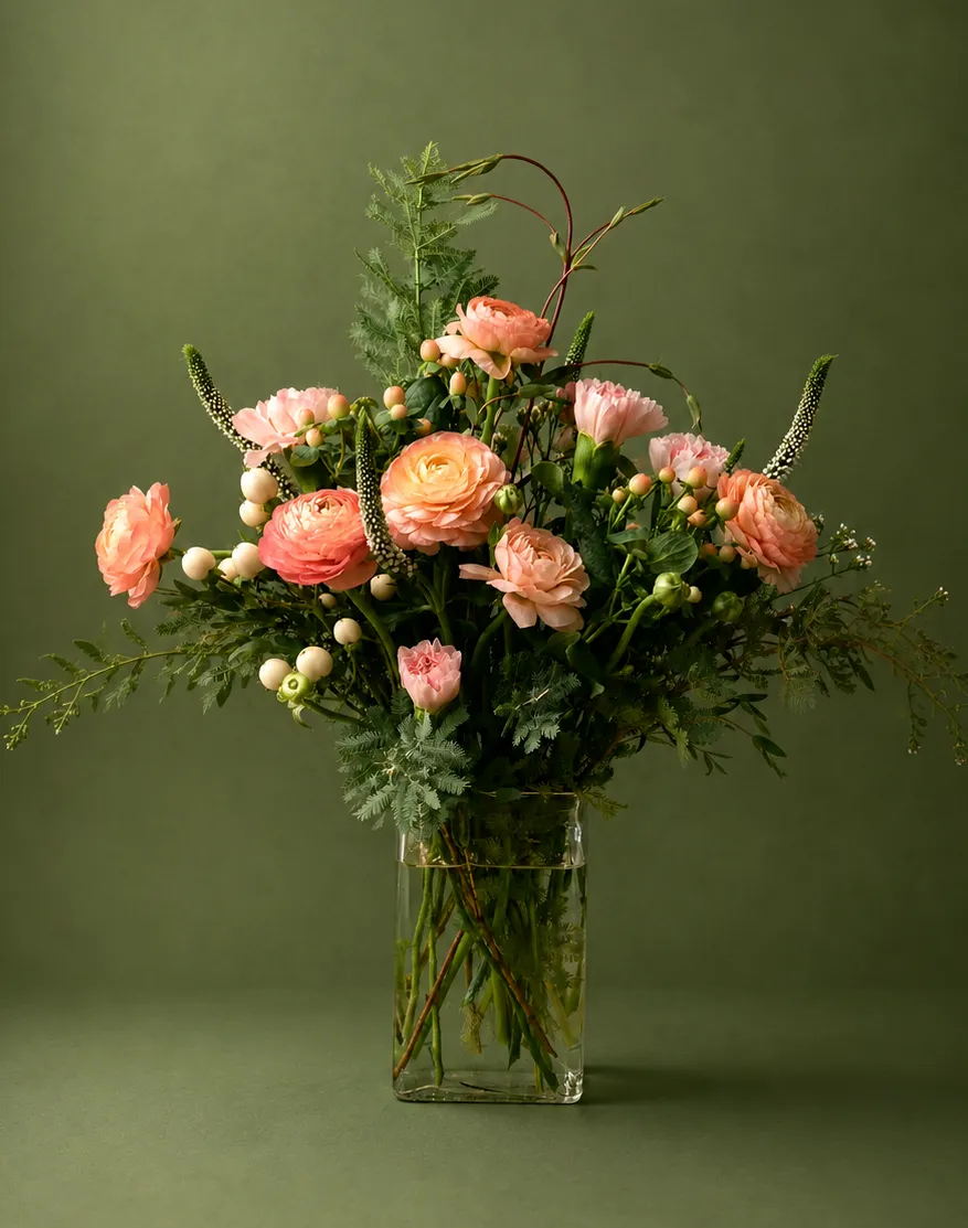 Locally grown Oregon flowers arranged by Flourish