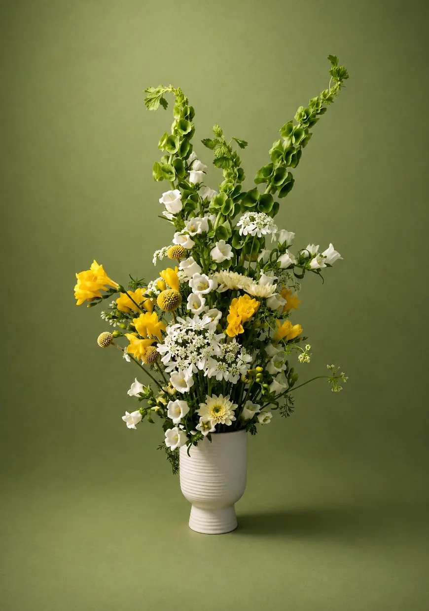 Custom handcrafted flower bouquet from Flourish