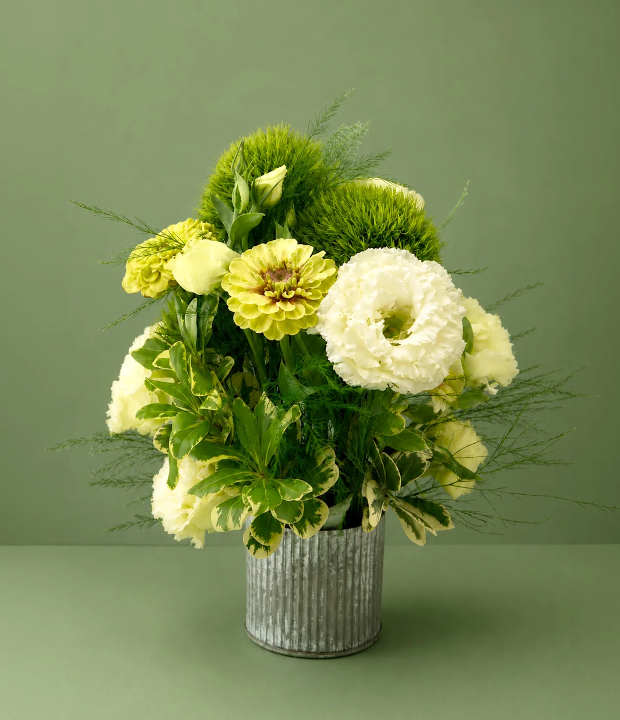 Bright custom floral arrangement