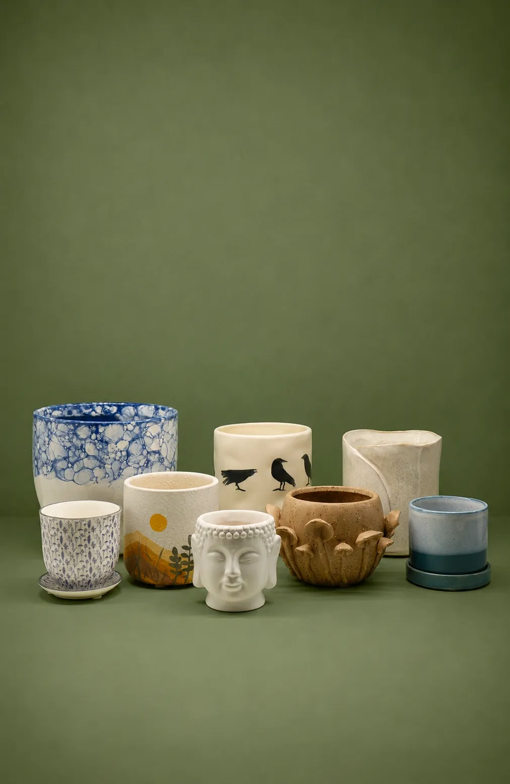Decorative pots and planters